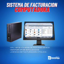Sistema de Facturacion + Computadora HP